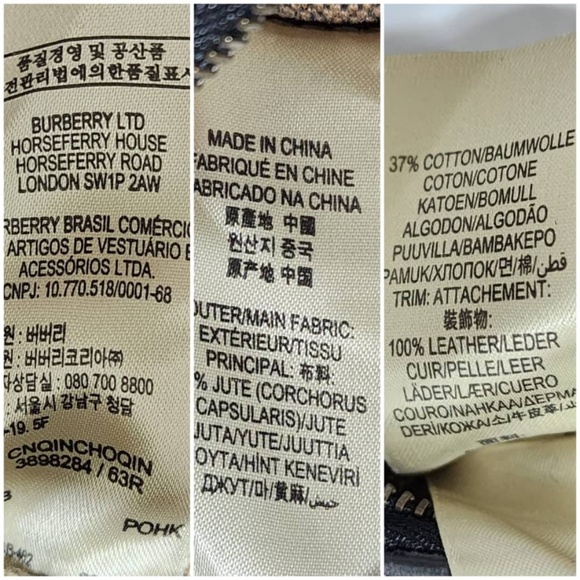 Authentic BURBERRY Canvas Mega Check Medium Ashby Hobo Saddle Bag Brown/Beige - Picture 11 of 14